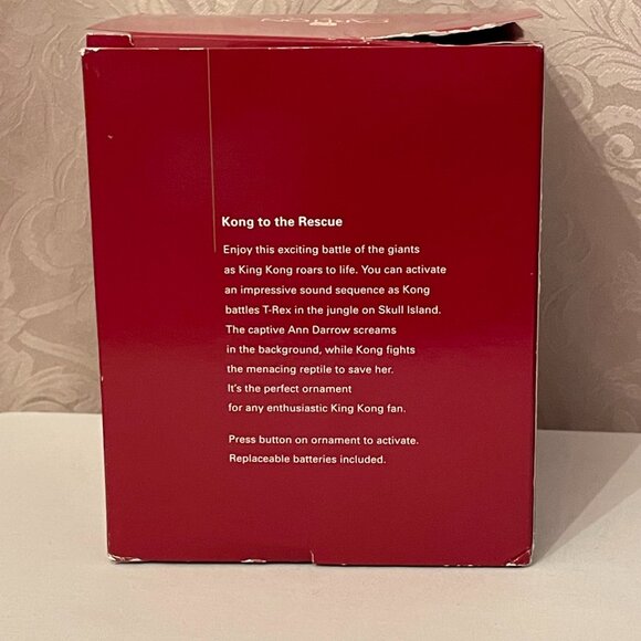 Carlton Cards Heirloom Ornament #148 King Kong to the Rescue - with Sound Effect - Picture 11 of 14